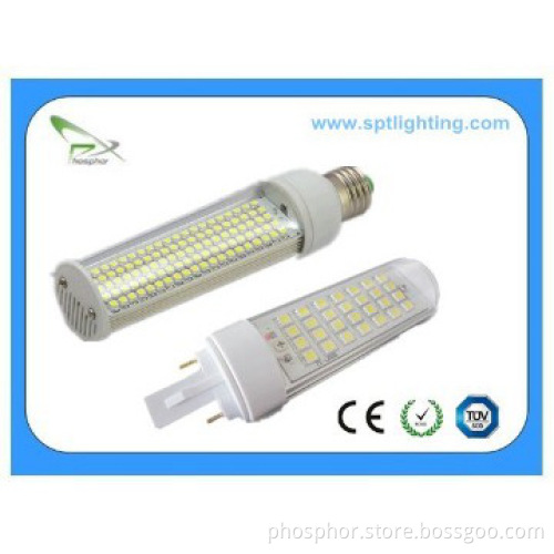 9W LED Corn Light 9w LED PL bulbs E27 LED horizontal Plug lamp